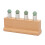 Peine de masaje rectangular con 4 cabezas Jadestone para raspado 15