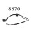 1Pcs Technic Power Function 8870 LED Light Link  Cable for Train Vehicle Building Block Power Group 2