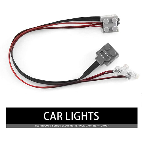 1Pcs Technic Power Function 8870 LED Light Link  Cable for Train Vehicle Building Block Power Group 2
