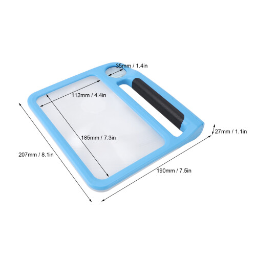 Handheld Magnifying Glass with Light 5X 10X, Adjustable, Ergonomic Handle 1