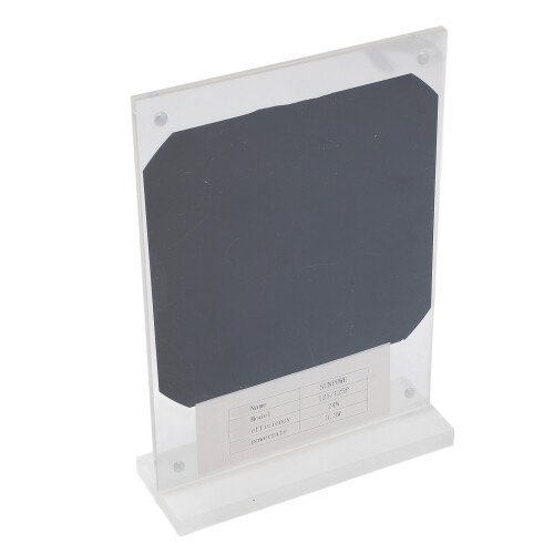 Mini 3.3W Monocrystalline Solar Panel Acrylic Portable for Science 18.5cm