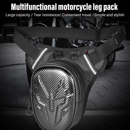 Matte Finish Motorcycle Leg Pouch