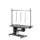 KCT KCT Large Black Hydraulic Adjustable Dog Grooming Table 3