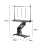 KCT KCT Large Black Hydraulic Adjustable Dog Grooming Table 5