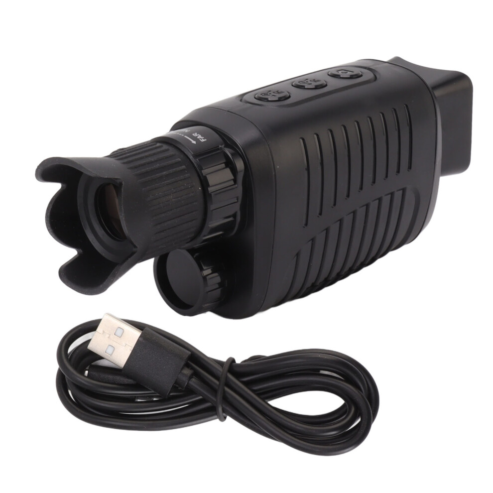 Night Vision Scope With Infrared Illumination, 5X Zoom Hd Lens, Digital Monocular For Ness, Lightweight Design For Hunting, Surveillance, And Dark 9191629235360