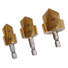 Brocas para tubería PPR, juego de 3 piezas, vástago hexagonal de 1/4 de pulgada, expansor de orificios para tubería de agua