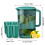74oz Water Pitcher with 4 Cups, 2200ml Hot Cold Beverage Serveware 2