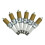 6509LTR6IX11 Iridium Spark Plug 6pc 6x9x3cm Silver 6