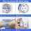 Mechanical Timer Socket for Seasonal Lighting, 24-Hour Analog Control with 96 /Off Programs EU Plug 4