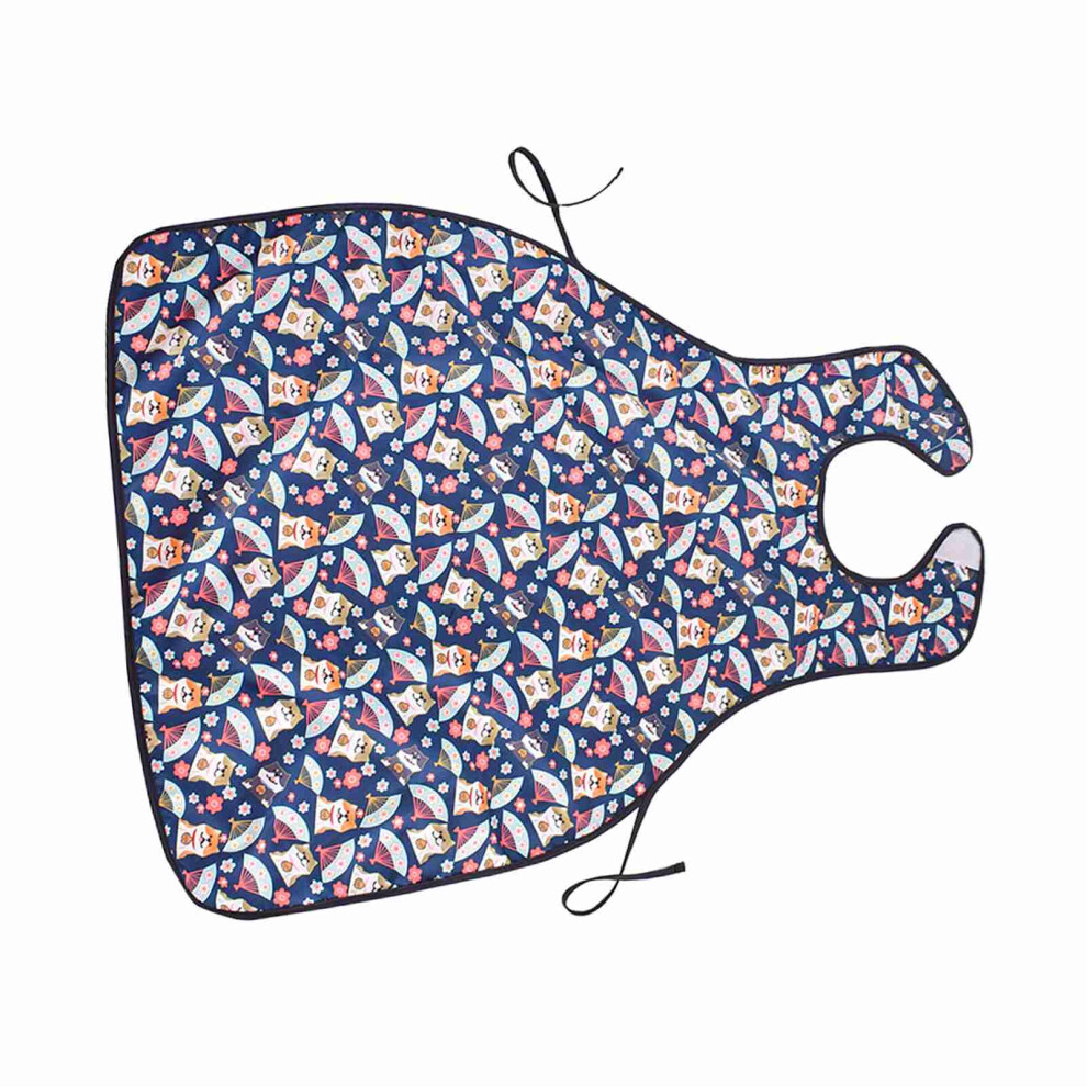 Adult Reusable Washable Cloth Bib - Large, Breathable, Splash-Proof Eating Protector