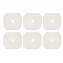 70 pezzi di modelli di lenti per occhiali 65x55mm bianco