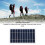 DC5521 2W 5V Schwarzes Mini-Solarpanel 4