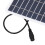 DC5521 2W 5V Schwarzes Mini-Solarpanel 9