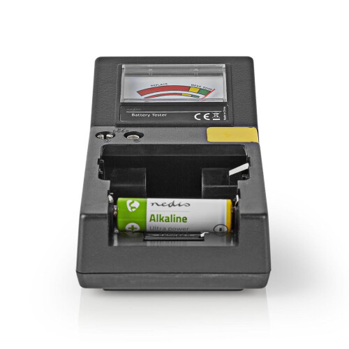 Batterietester | 9V - AA - AAA - Knopfzelle - C - D | Svart 1