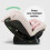 My Babiie MBCS100 2-in-1 Convertible Car Seat - Pink Leopard 7