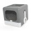 PP Enclosed Cat Litter Box Odourless Foldable Anti 4