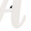2 pezzi charm in silicone con lettera A - crisantemo bianco 7