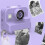 Caméra à impression instantanée 2,4 pouces violet 12 MP 32 Go 5