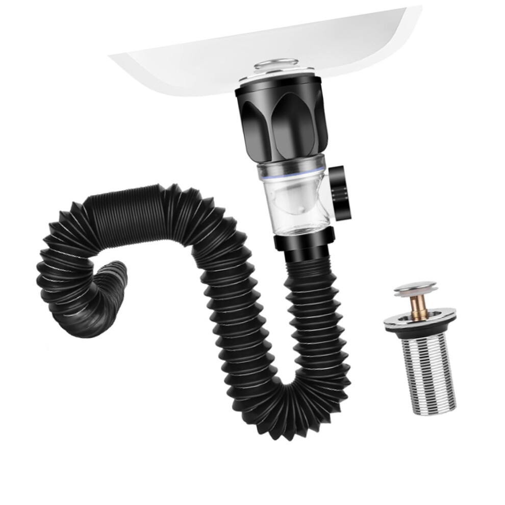 Expandable Stainless Steel Sink Drain Pipe, 32Mm, 40-50Cm 5051390939727
