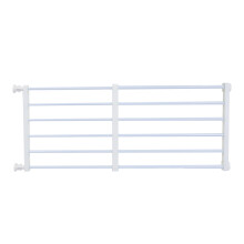 Short Adjustable Pet Gate for Small Dogs, White, 36cm Height
