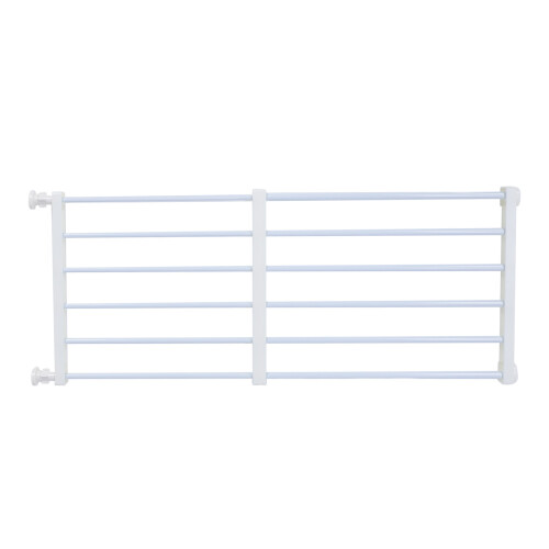 Short Adjustable Pet Gate for Small Dogs, White, 36cm Height