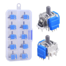 10 Joysticks de Efecto Hall Electromagnético TMR de Repuesto, Analógicos 3D para Mando DualSense de para PS5.