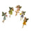 Handmade Resin Fairies 5pc Garden Decor 21