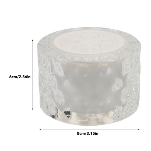 Crystal Bluetooth 5.0 Mini enceinte 600 mAh 8 x 8 x 6cm 1