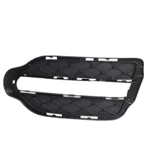 Automobile Front Bumper Grille Fog Lamp Cover for - C GLK 2048853474 Silver Right
