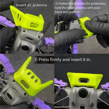 Pour Neo2 : Pare-Chocs Anti-Collision, Protection D'Antenne Imprimée en 3D pour Drone RC, Accessoire de Coque Noir