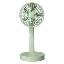 Foldable Portable USB Fan 3 Speeds, 500mAh, 9.6cm, Green