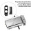 Remote Control Electronic Intelligent Door Lock, Electronic Anti-Theft  Hidden Door Lock,with 5 Remote Control 7
