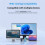 5 in 1 Multifunction Display Docking Station,5 Inch Type-C Dock Support 100W PD Charging + USB 3.0x2 +/TF Card Reader 8