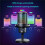 USB Microphone for Recording and Streaming  PC RGB Gaming Microphone with Touch-Mute Button Noise Cancellation 9