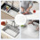4 Pack Sink Protector Mat,Sink Protector Non-Slip Sinks Drainer Mat Cut to Size Draining Board Mats Pad 5