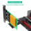 PCI-E PCI Express 5.0 1X Extension Cable ( Dual Vertical 90 Degree Direction) 4