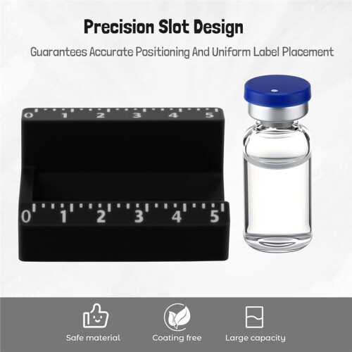 2Pcs Vial Label Applicator Bottle Labeling Application Tool for Small Jars Essential Oils Containers Bottles(3ml,10ml) 1