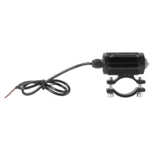 Motorcycle LED Headlight Projector Lens Dual Color Car ATV Fog Light Auxiliary Spotlight for Scooter Lamp