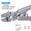 Wire Rope Crimping Tool Kit, with Stainless Steel Cable 165 Ft (7x7 Strand Core), 100 Cable Ferrule Loop Sleeve Stops 5