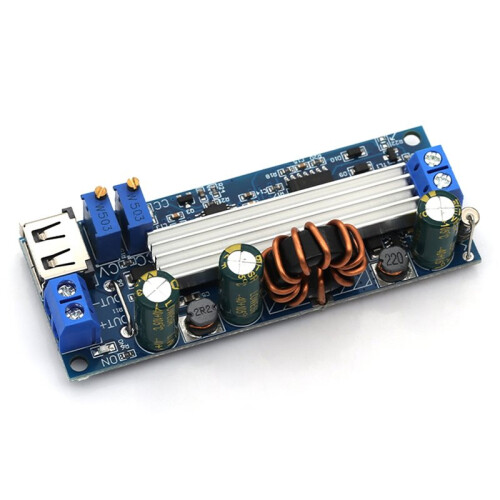 5Pcs  Step  Boost Converter 2-24v to 3-30v 4A 80w CC CV Power Module Adjustable Regulated Power Supply 1