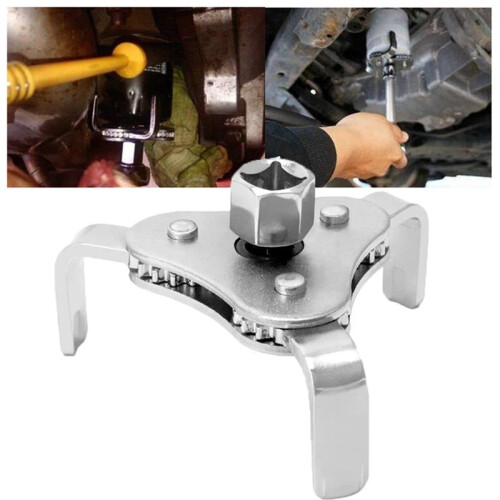 New Universal Flat Three Claw Oil Grid Disassembly Tool for Automobiles Three Filter Wrench Filter 2