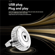 Wireless Carplay 2in1 Android AUTO USB Adapter Voice+WiFi & BT5.0 AI Box Wired CarPlay to Wireless Carplay B
