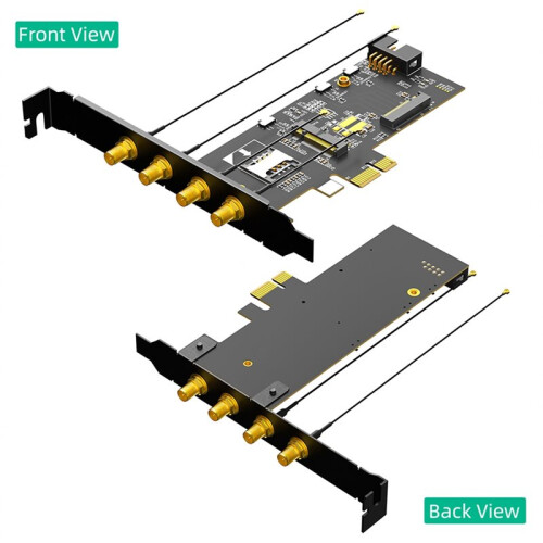 Adattatore NGFF M.2 Key B e Key A A PCIe X1 per Scheda 3G/4G e WiFi 2