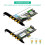Adattatore NGFF M.2 Key B e Key A A PCIe X1 per Scheda 3G/4G e WiFi 1