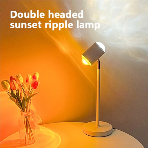 Water Wave Atmosphere Light Double  Projection Photography Fill Light Sunset Table Light Background Decoration Light 1