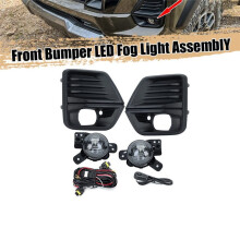 1Set Car Front Bumper LED Fog Light +Fog Lamp Cover+Harness Kit for Colorado 2023 2024 Daytime Running Lights