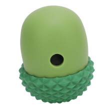 Pelota de silicona para perros con forma de bellota 1 pieza verde pavo real