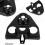 Capa Preta Do Riser Do Guiador para  Road King FLHR Custom 2003-2013 6