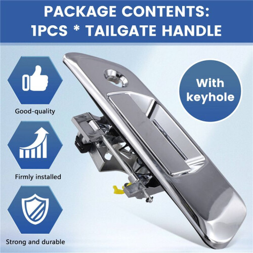 Car Trunk Tailgate Handle with Keyhole 90606-4JG0B for  Navara NP300 D23 Keyhole 1