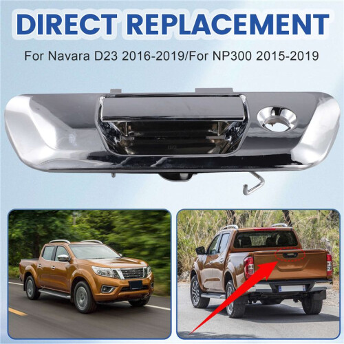 Car Trunk Tailgate Handle with Keyhole 90606-4JG0B for  Navara NP300 D23 Keyhole 2